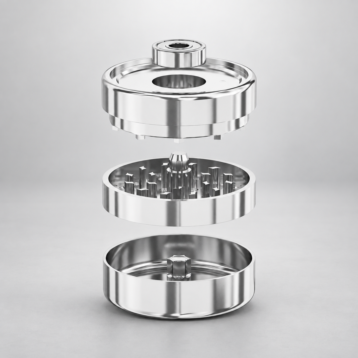 Endless stainless steel herb grinder